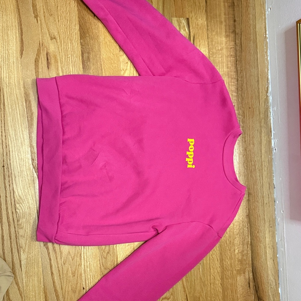 Poppi Pink Crew Neck Sweater